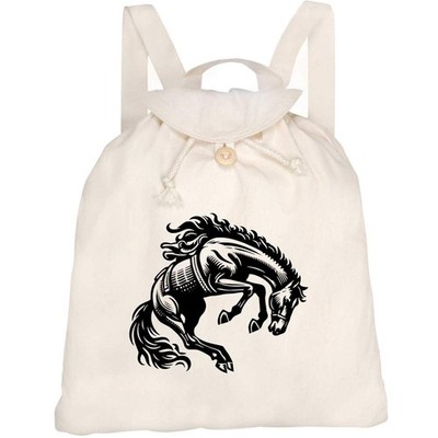 Canvas Rucksack / Backpack ''Bucking Bronco'' (RK00038673)