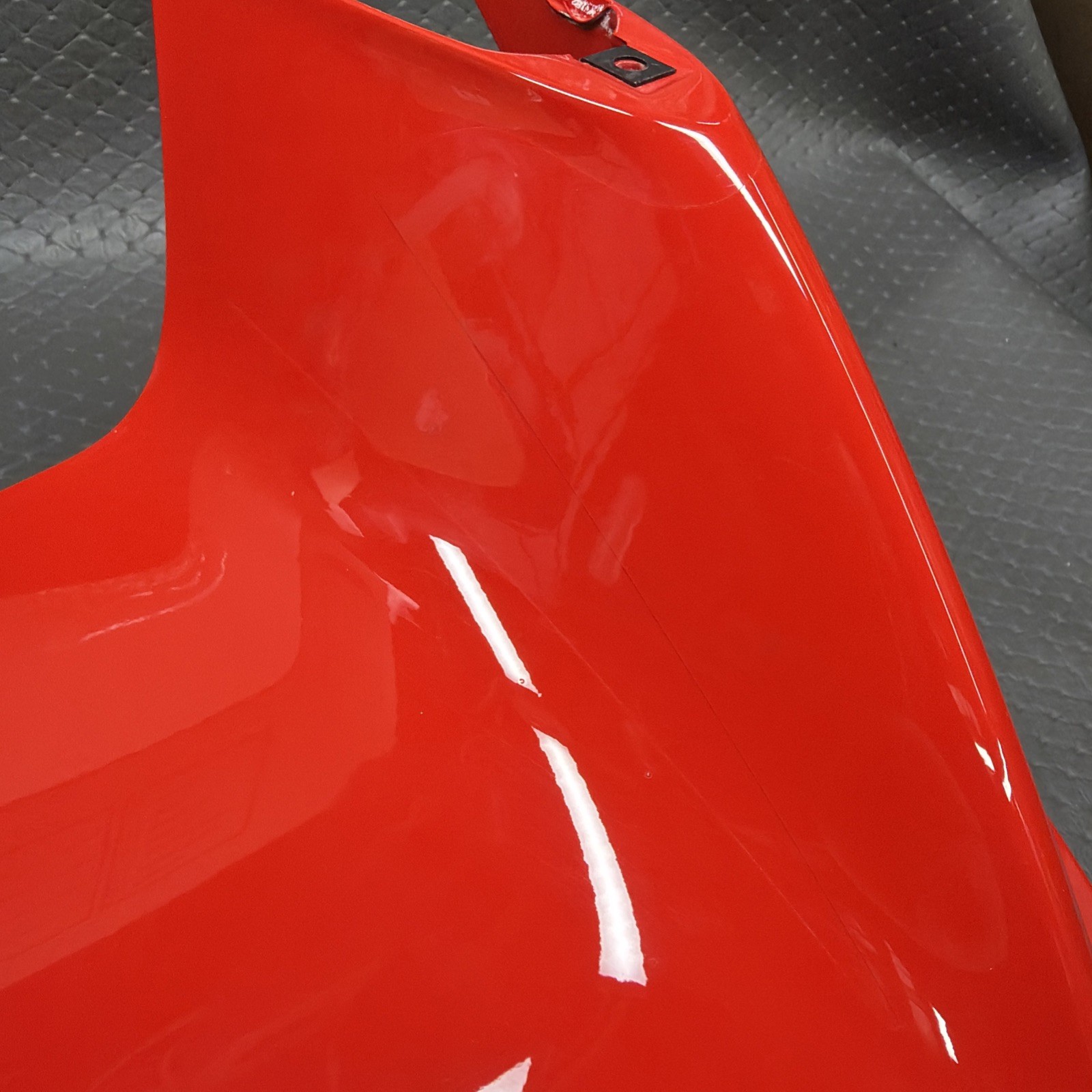 Genuine Ferrari SF90 Front Center Spoiler Cover 801664 Rosso Scuderia With PPF