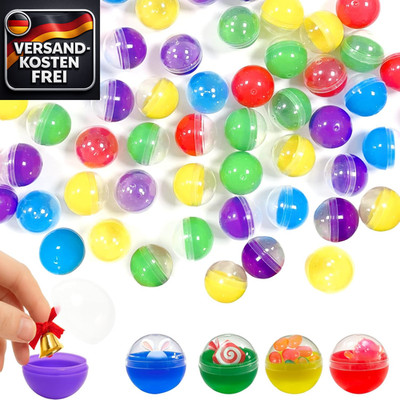 Befüllbare Kunststoffkugeln 28 mm für Deko, Party, Automaten und DIY-Projects