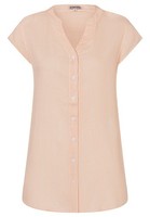 Timezone Bluse Gestreift, Kurzarm, GrößE M, Damenoberteil, Shirt