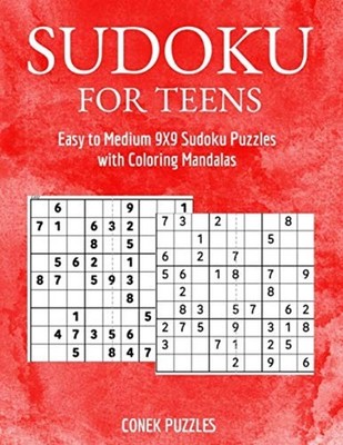 Sudoku For Teens Easy To Medium 9X9 Sudoku Puzzles With -  NEW Conek Puzzles 202