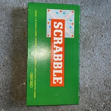 Scrabble 26022 mit Holz-Buchstaben, Spear-Spiel, Alte Ausgabe