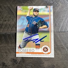 Tommy Romero Signed IP Autographed 2019 Topps Pro Debut Bowling Green Hot Rods