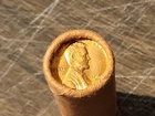 1961-P Lincoln Cent Shotgun Roll - BU UNC- From Sealed US Philadelphia Mint Bag