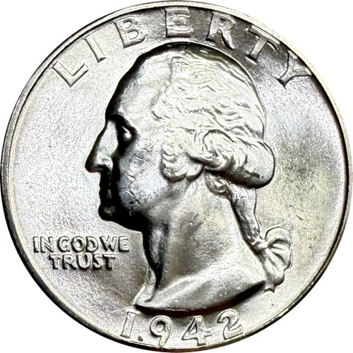 1942 D Washington Silver Quarter Gem BU ***READ DESCRIPTION***