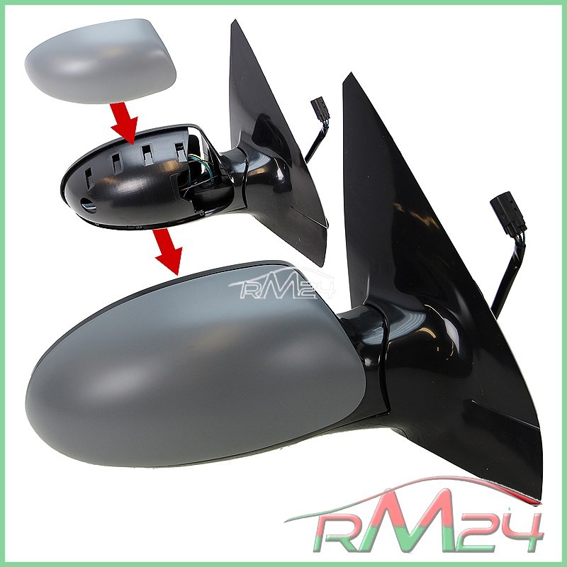 Specchietto Retrovisore Destro Dx Elettrico Termico per Ford Focus 1 i 98-04 - Miniatura 3