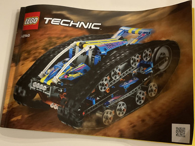 LEGO Technic 42140 App-Controlled Transformation Vehicle Illustrated Manual Boo 