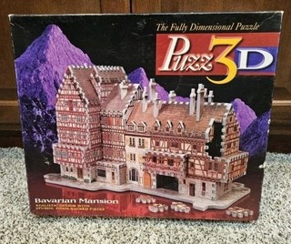 Puzz 3D Bavarian Mansion Puzzle Wrebbit MB pezzi di schiuma completamente dimensionali