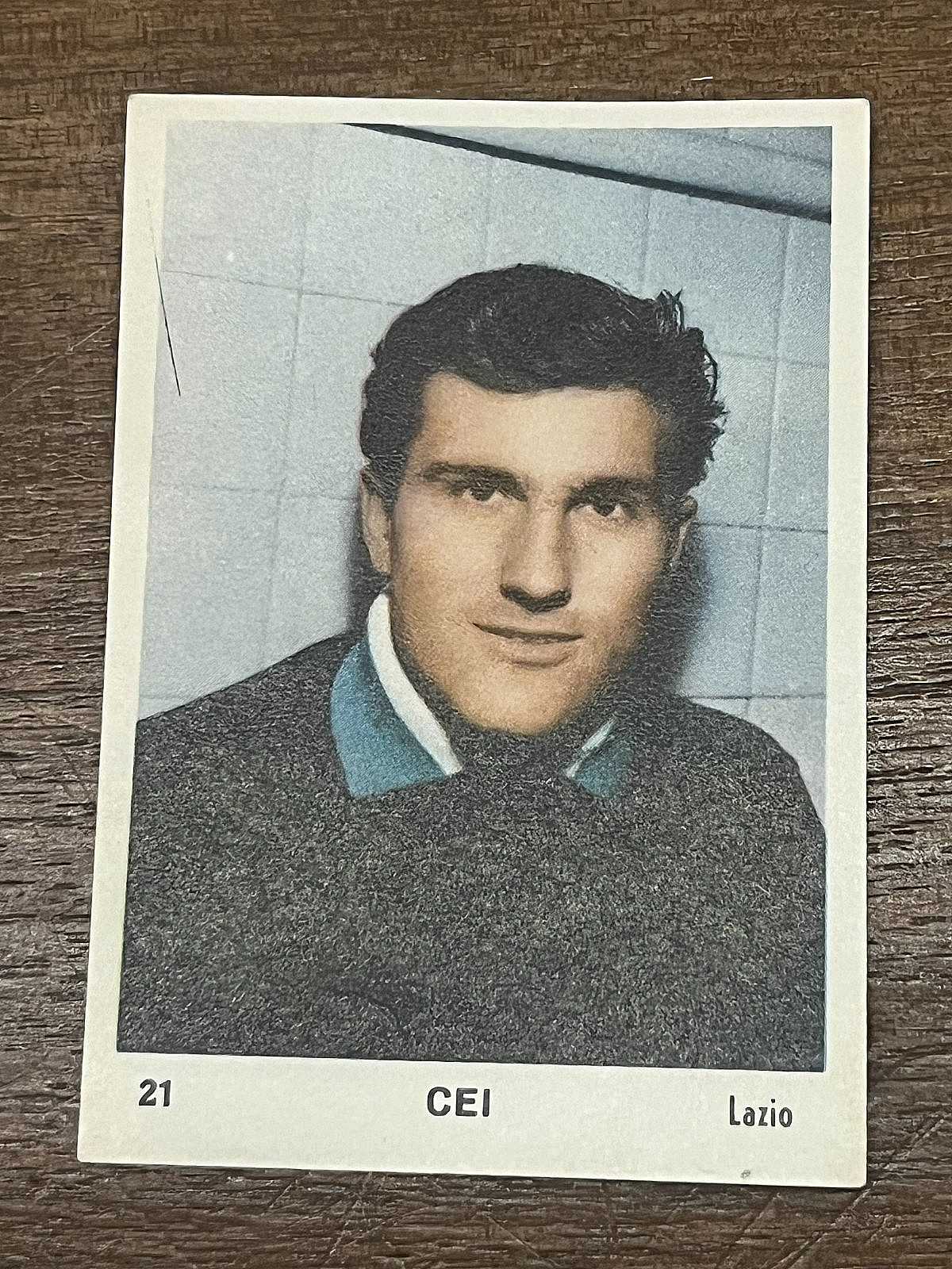 RARA Figurina OMNIA SPORT STEF vintage 1964 1965: 21 IDILLIO CEI CALCIO LAZIO
