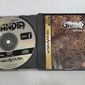 Sega Saturn Grandia Classic Game with Manual