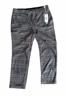 Vissla Ecozy Sofa Surfer Pants L Mens Gray Drawstring Jogger NWT