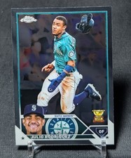 Julio Rodriguez Rookie Cup 2023 Topps Chrome Baseball Card #200 Seattle Mariners