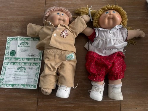Vintage Cabbage Patch Kids Doll W/birth Certificate Candace Greer + Adoption