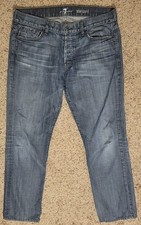 7 For All Mankind Jeans Mens 36x30.5 Made In The USA Standard Button Fly