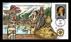 DR JIM STAMPS US COVER LEWIS & CLARK BICENTENNIAL FDC COLLINS HAND PAINTED