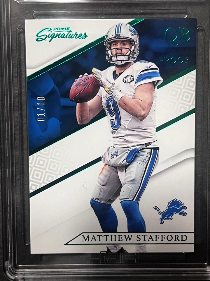 Prime Signature 2016 *Prueba* #105, Matthew Stafford, SSP 1/10 ¡¡¡Como nuevo!!!! Foto 2 de 4