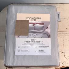 KOOLABURRA UGG Sheets Queen Sage Green Cooling Technology Soft 4-Piece New