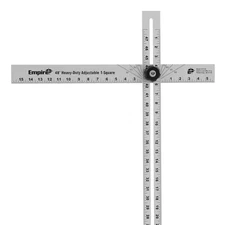 EMPIRE Adjustable T Square 48 Inch Measuring Layout Marking Ruler Carpenter Tool