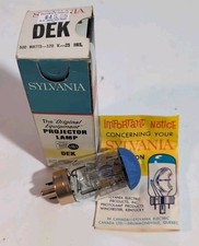 DEK Projector Lamp 500W 120V Bulb Sylvania 25-HR Lamp NOS