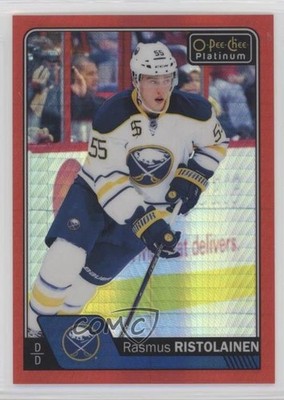 2016-17 O-Pee-Chee Platinum Red Prism 90/199 Rasmus Ristolainen #111 y4a