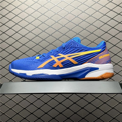 US 10 Asics Solution Speed FF2 Blue And Orange Men's Shoes 1041A391-960