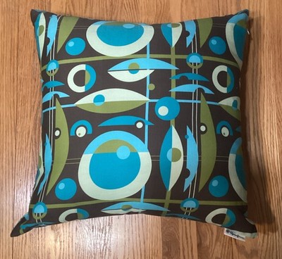 Spoonflower Geometric Shape Mid-century Modern Pattern Pillow