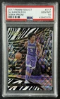 DE'AARON FOX PSA 10 2017-18 PANINI SELECT #217 ROOKIE ZEBRA PRIZM RC COURTSIDE