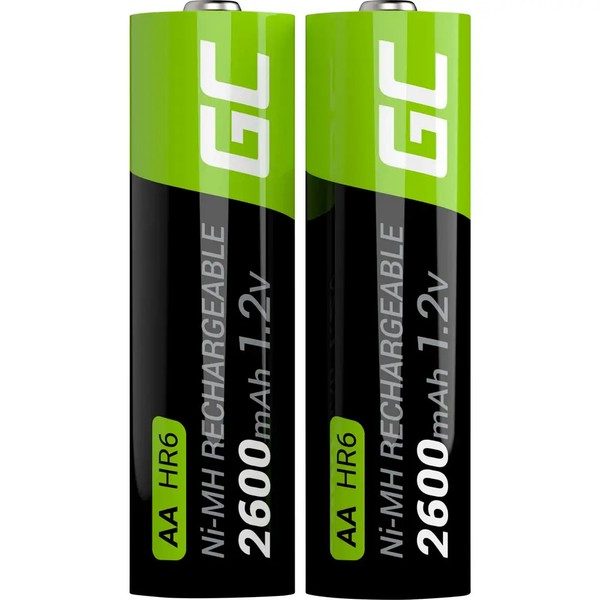 2Er Multipack Green Cell HR6 Mignon (Aa)-Akku Nimh 2600 Mah 1.2 V 2 St.-image