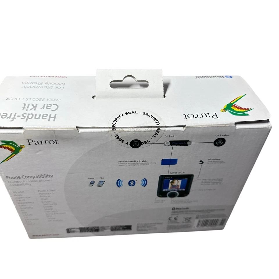 Parrot CK3200 LCD Bluetooth Hands-free Car Kit - Color Screen New Factory Sealed - Image 4 of 4