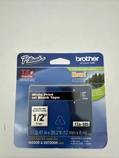 Brother International Tze335 Label Tape - 0.50" Width 1 Each