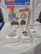 Fisher Price Sounds 'n Lights Baby Monitor  Receiver Set w/AC Power 71638 New