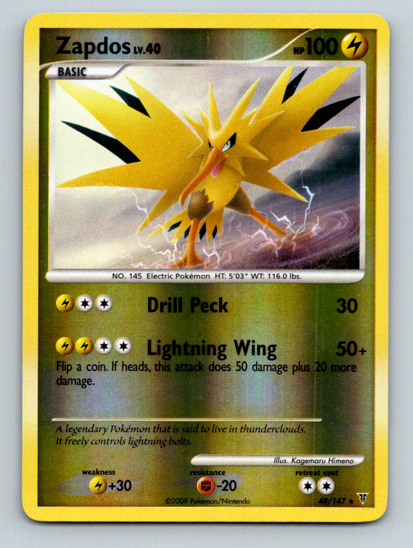 Zapdos Rare Supreme Victors 48 LP