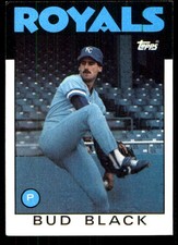 Bud Black 1986 Topps #697 Kansas City Royals MLB READ FREE SHIPPING AutographDen