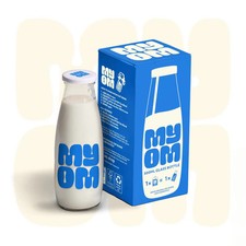 MYOM 500ml Glass Milk Bottle