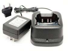 Charger EU Adapter for Icom IC-V8 IC-A6E IC-U82 IC-F21GM IC-F30GT IC-F11S