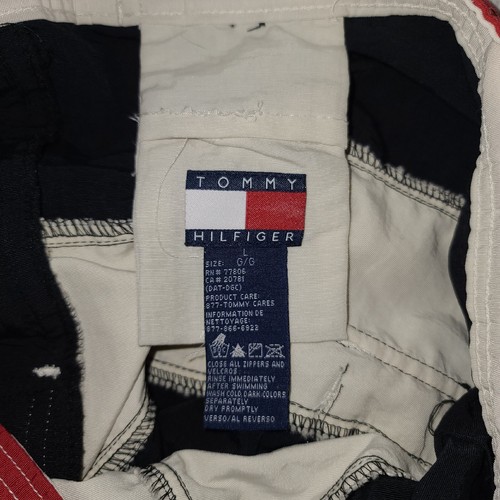 Vintage Tommy Hilfiger Shorts Mens Size L Flag Swim - Picture 11 of 12