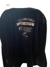 Harry Potter Hooded Velvet Cloak Robe Kids size M 12/14. Up to No Good. As Is