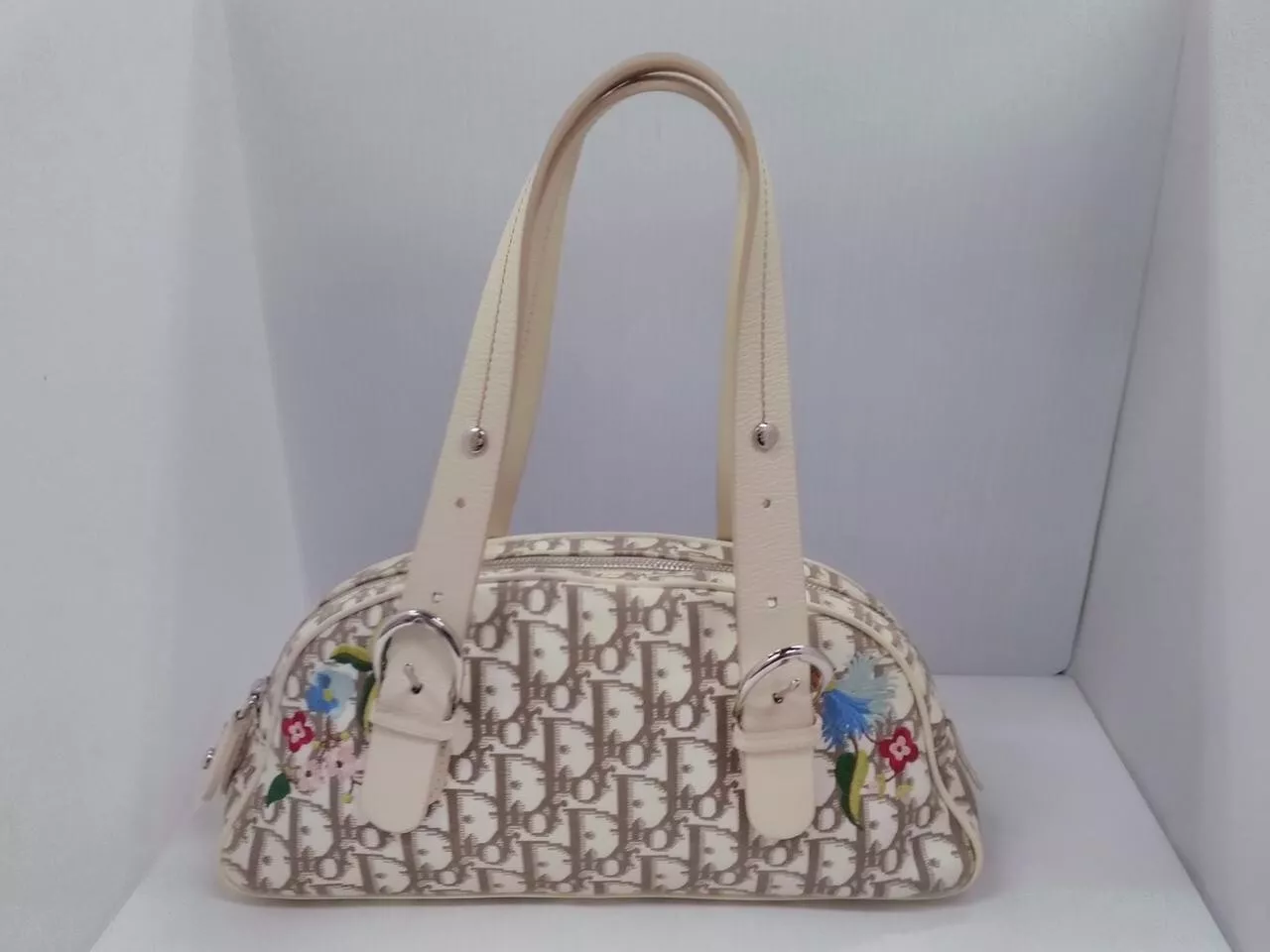 Sac à main Christian Dior mini sac Boston trotteur tout motif fleur JAPON