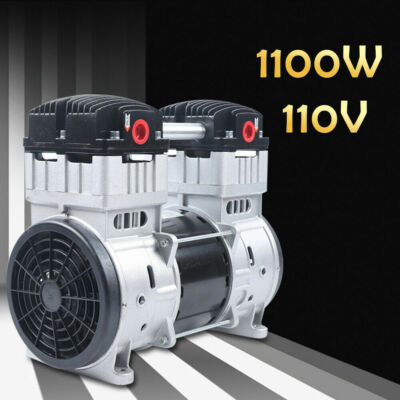 7CFM Silent Air Pump Compressor Head Small Air Mute Oilless Vacuum Pump 1.1KW