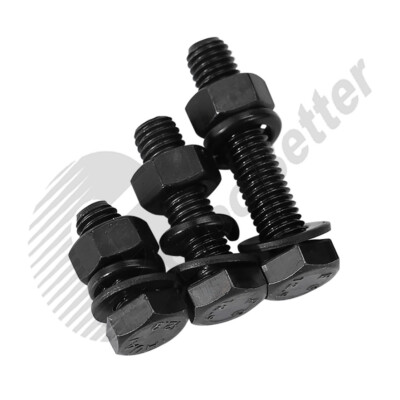 Sems Bolt M4 M5~M20 Grade 12.9 Hex Head Bolt with Flat & Split Lock Washer+Nut