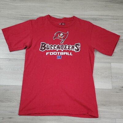 Tampa Bay Buccaneers T-Shirt Men's Small Red Short Sleeve