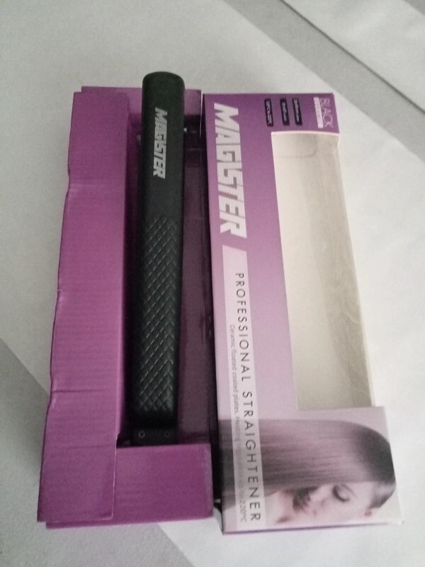 Lisseur Professionnel Magister Pro Nano Ceramic Titanium - 60W, Occasion Bon état