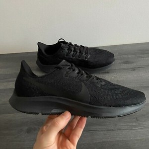 NIKE MENS AIR ZOOM PEGASUS 36 - UK 6, 7.5 \u0026 13 - TRIPLE BLACK (AQ2203-006)  | eBay