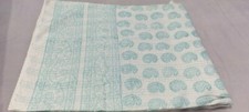 Indian Hand Blocked Queen Size Cotton Kantha Quilt Set Throw Blanket Bedspread