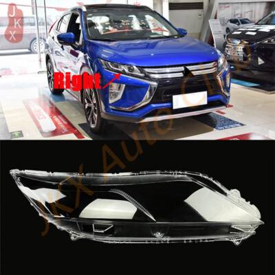 For Mitsubishi Eclipse Cross 2018-2021 p RH Right Side Headlight Lens Shell+Glue