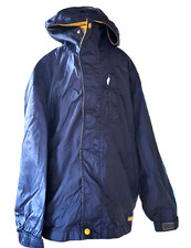 Gap Kids Boys Jacket Size XL 12 Navy Blue Water Resistant Windbreaker Zip Snap