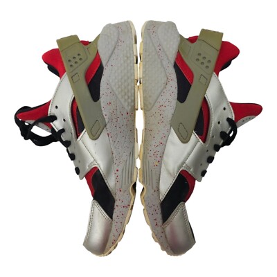 Nike Air Huarache Running Shoes Mens 9 Sneakers 777330 - 962 Silver Black Red Nike Air Huarache Running Shoes Mens 9 Sneakers 777330 - 962  main image 3