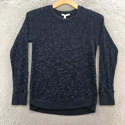 Threads 4 Thought Pullover Sweater Womens Small Navy Blue Knit Long Sleeve NEW