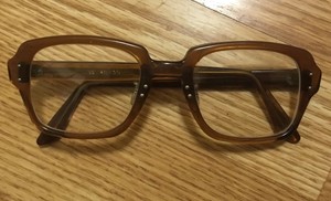 brown geek glasses