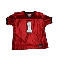 Youth Disney ESPN Sports Center 1979 #1 Sewn Red Football Jersey Size XL